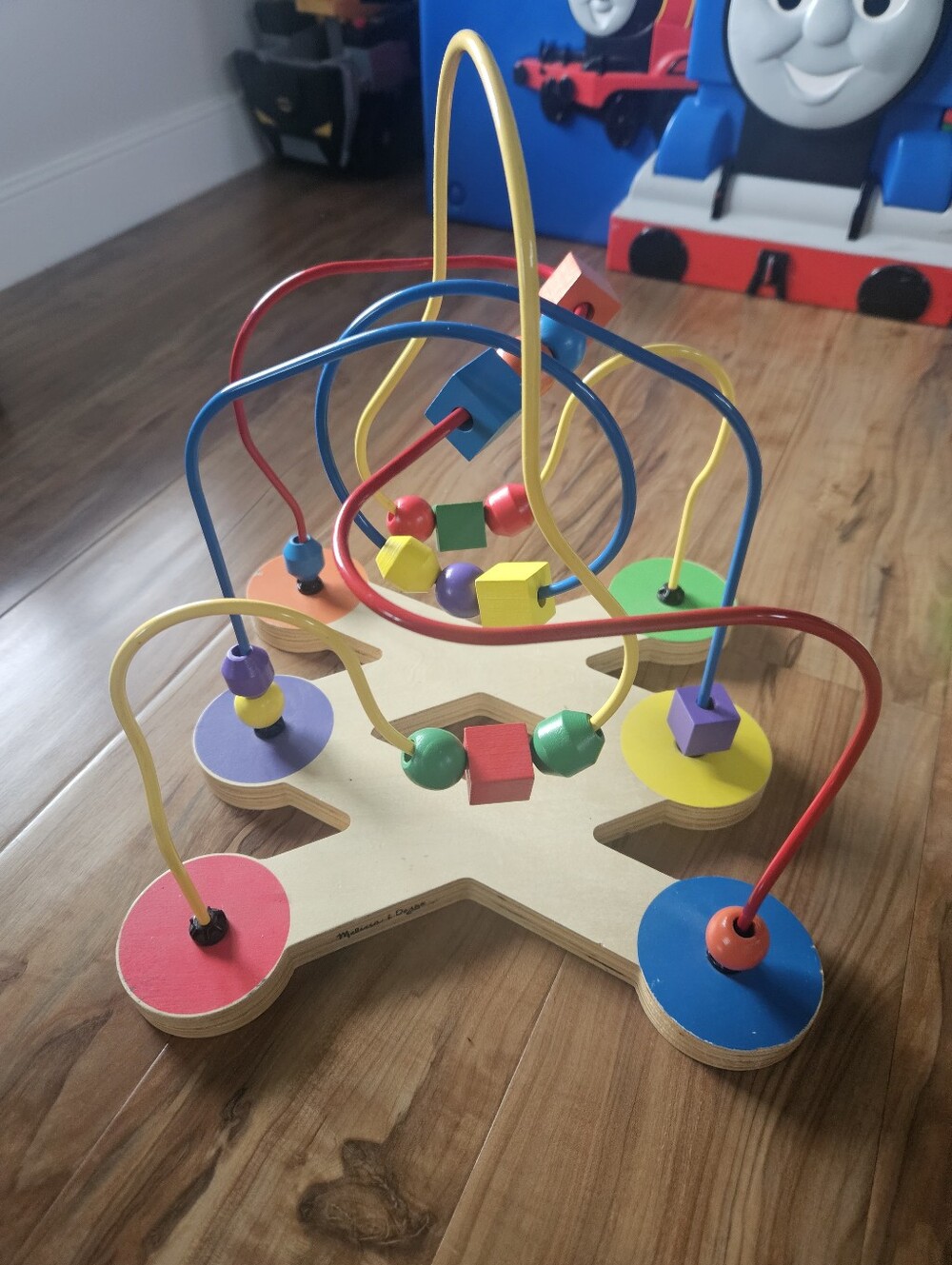 Wooden Star Shape Bead Maze Activity Toy - Multicolor Melissa And Doug